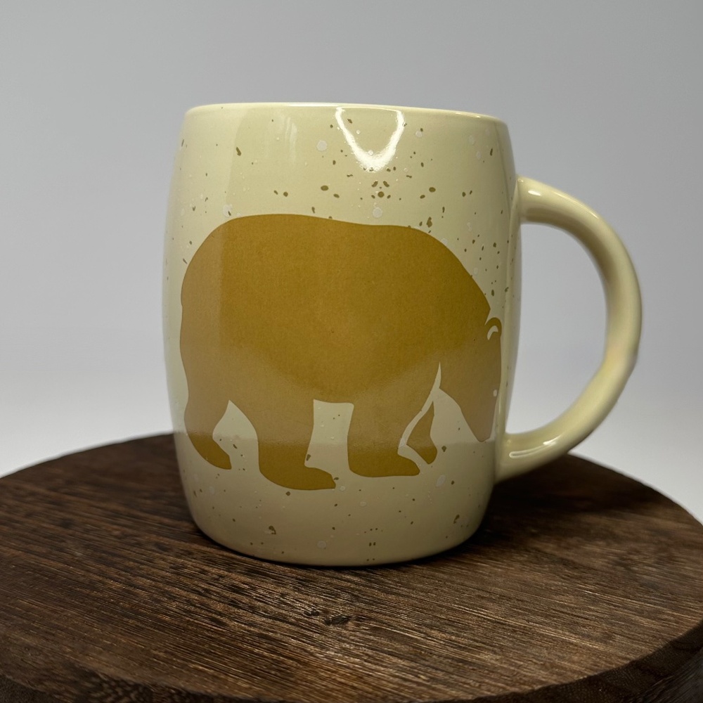 β¨ 2 for $10 DEAL! β¨ Tim Hortons Bear Mug | Speckled Ceramic Coffee Cup - Picture 2 of 3